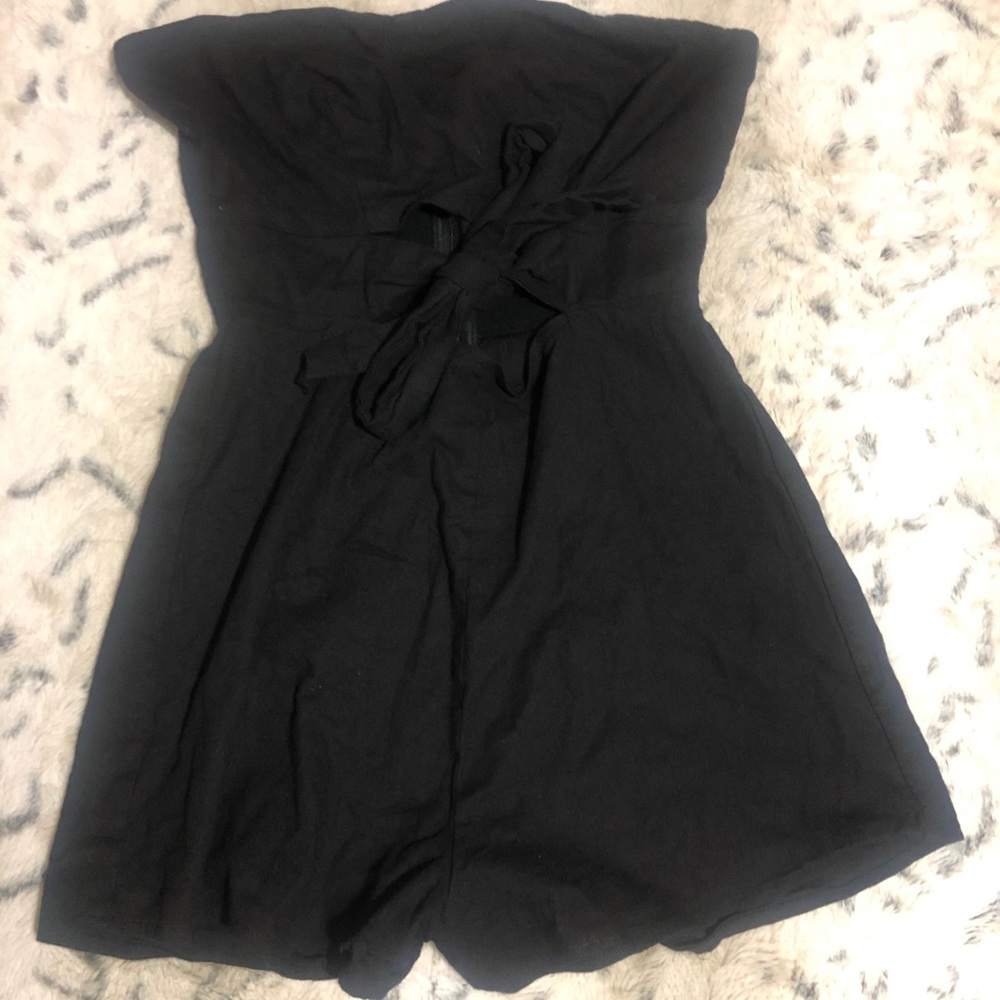 Strapless Black romper